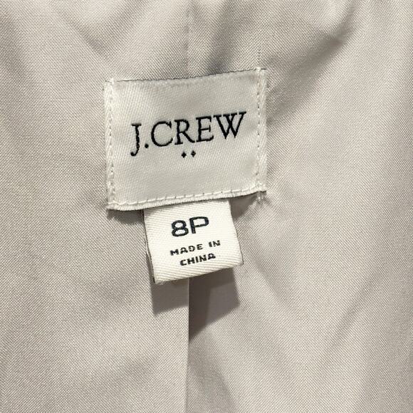 J. Crew Gray Wool Blend City Coat - size 8 Petite - Picture 6 of 8